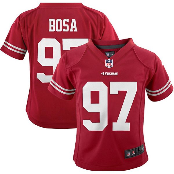 Preschool Nike Nick Bosa Scarlet San Francisco 49ers Game Jersey