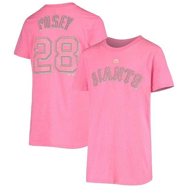 San Francisco Giants Majestic MLB Buster Posey Jersey Sz Kid S