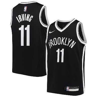 Youth Nike Kyrie Irving Black Brooklyn Nets Swingman Jersey - Icon Edition