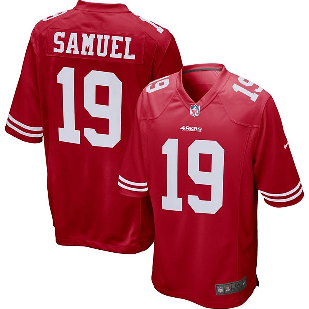 Men's Nike Deebo Samuel Scarlet San Francisco 49ers Game Player Jersey