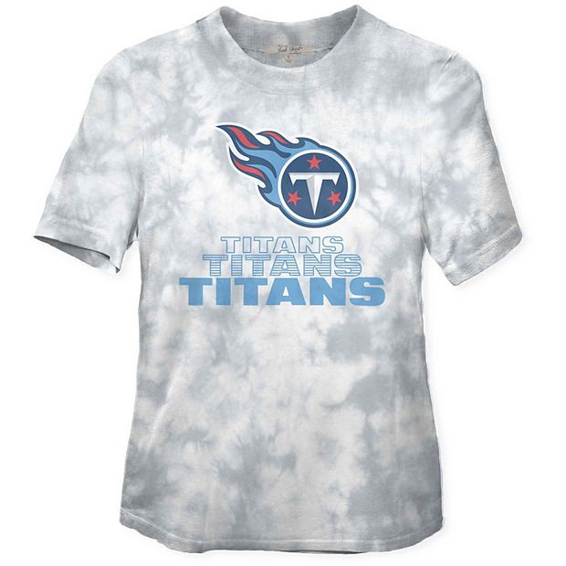 Lids Tennessee Titans Junk Food Women's Team Spirit Tie-Dye T-Shirt - Navy