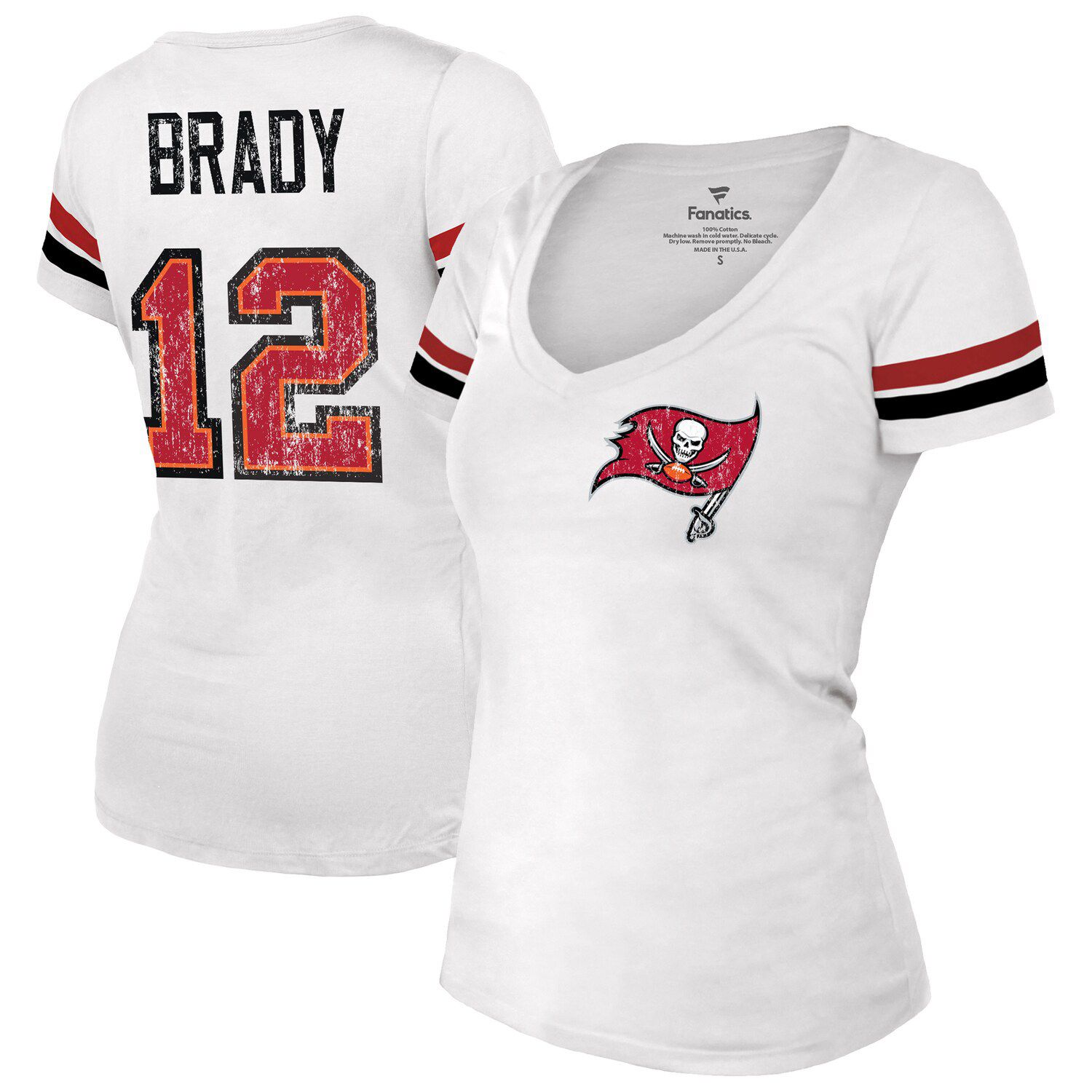 Fanatics Tom Brady Gray Tampa Bay Buccaneers Let's Go Pullover