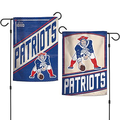 New England Patriots WinCraft 2-Sided 12'' x 18'' Garden Flag