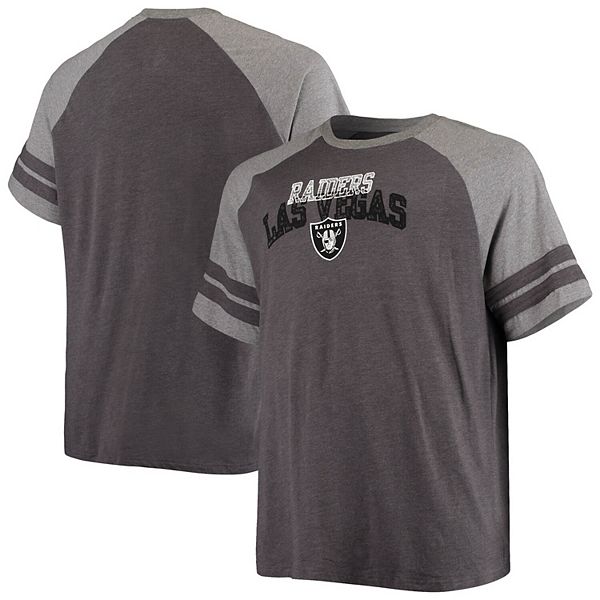 Men's Fanatics Branded Black/White Las Vegas Raiders Long and Short Sleeve Two-Pack T-Shirt