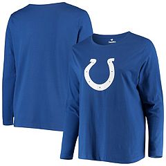 : Fanatics Women's Carson Wentz Cream/Royal Indianapolis Colts  Player Name & Number Raglan 3/4-Sleeve T-Shirt : Sports & Outdoors