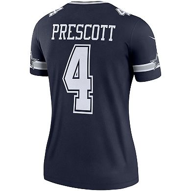 Women's Nike Dak Prescott Navy Dallas Cowboys Legend Player Jersey