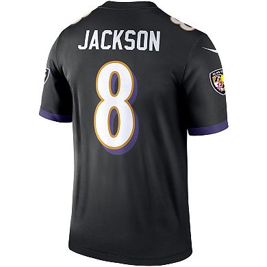 Men's Nike Lamar Jackson Black Baltimore Ravens Legend Jersey