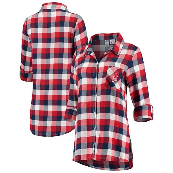 Women's Boston Red Sox Concepts Sport Navy/Red Breakout Flannel