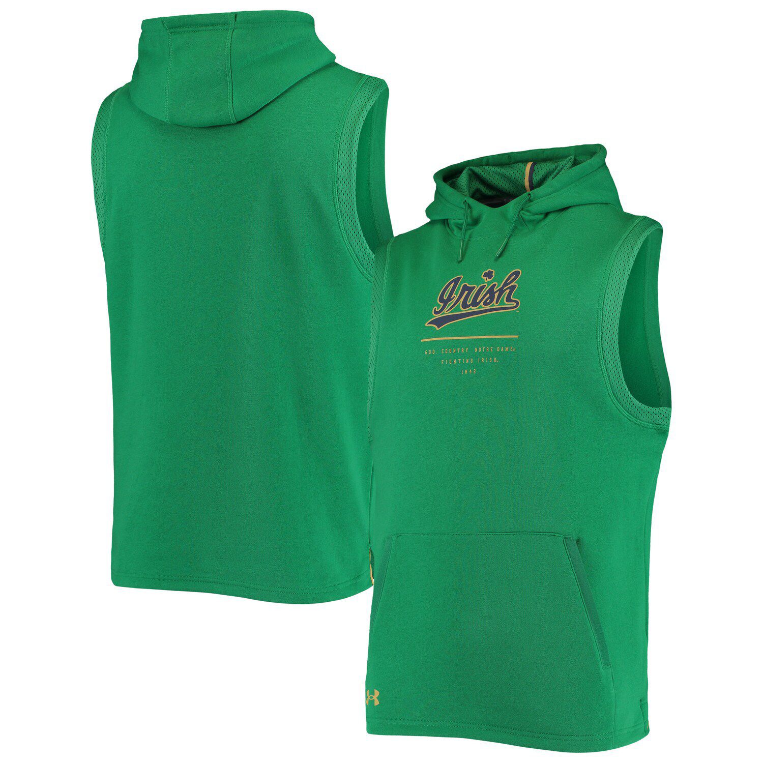 sleeveless pullover hoodie