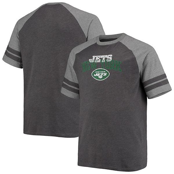 Men's Fanatics Branded Heathered Gray New York Jets Big & Tall