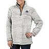 Women's G-III 4Her by Carl Banks Gray Vancouver Canucks Sherpa Quarter-Zip Jacket
