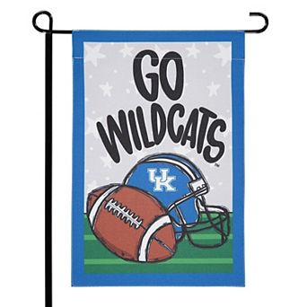 Kentucky Wildcats 12'' x 18'' Team Helmet & Ball Garden Flag