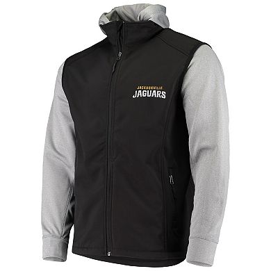 Men's Dunbrooke Black/Gray Jacksonville Jaguars Alpha Full-Zip Jacket