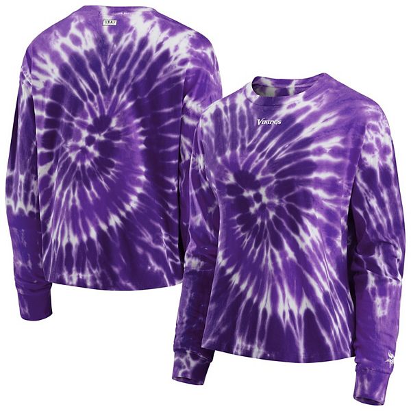 Women's WEAR by Erin Andrews Purple Minnesota Vikings Tie-Dye