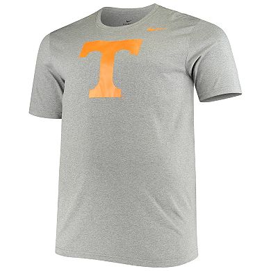 Men's Nike Heathered Charcoal Tennessee Volunteers Big & Tall Legend ...