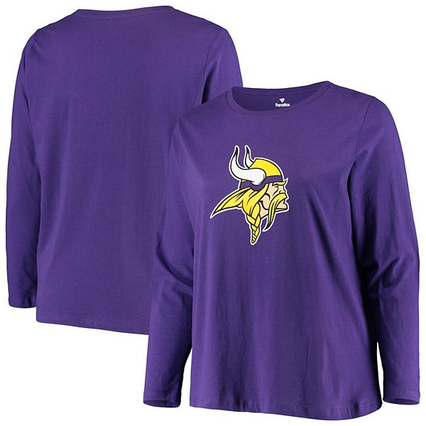 Women's Fanatics Branded Purple Minnesota Vikings Plus Size Primary ...