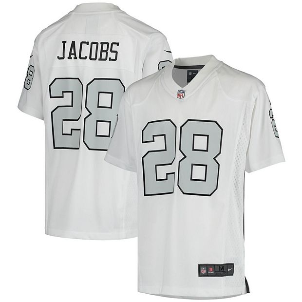 Men's Las Vegas Raiders Josh Jacobs Nike White Game Jersey
