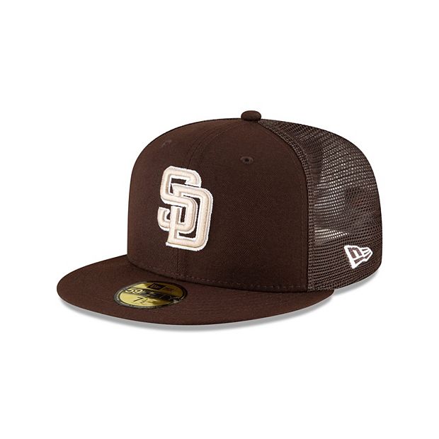 San Diego Padres New Era On Field 59Fifty Fitted Hat 7 5/8 Brown