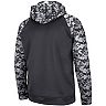 Men's Colosseum Charcoal San Jose State Spartans OHT Military Appreciation Digital Camo Pullover Hoodie