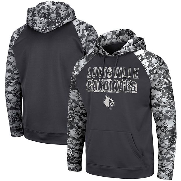 Men's Colosseum Black Louisville Cardinals OHT Military