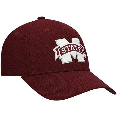 Men's adidas Maroon Mississippi State Bulldogs 2021 Sideline Coaches AEROREADY Flex Hat