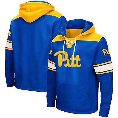 Men's Colosseum Royal Pitt Panthers 2.0 Lace-Up Pullover Hoodie