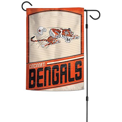 WinCraft Cincinnati Bengals 2-Sided 12'' x 18'' Team Garden Flag