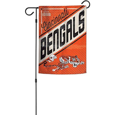 WinCraft Cincinnati Bengals 2-Sided 12'' x 18'' Team Garden Flag