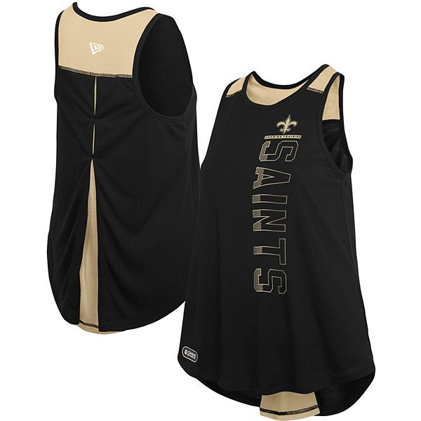 Women's New Era Black/Gold New Orleans Saints Combine Authentic