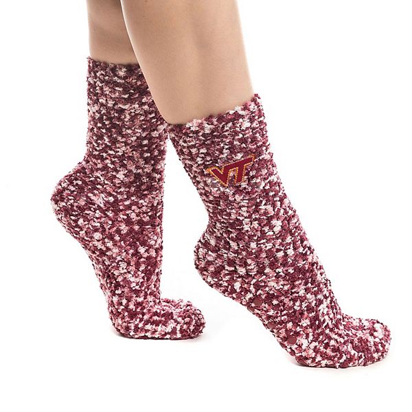 Women's ZooZatz Virginia Tech Hokies Marled Fuzzy Socks