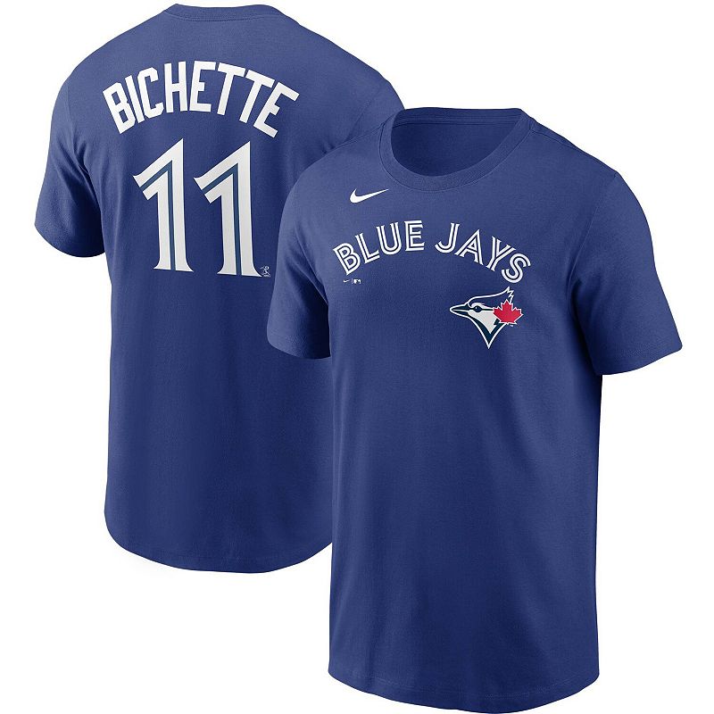 Mens Nike Bo Bichette Royal Toronto Blue Jays Name & Number T-Shirt, Size:
