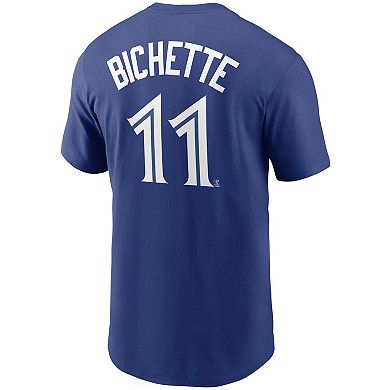 Men's Nike Bo Bichette Royal Toronto Blue Jays Name & Number T-Shirt