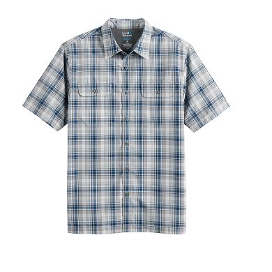 Men's Croft & Barrow® Quick-Dry Patterned Button-Down Shirt