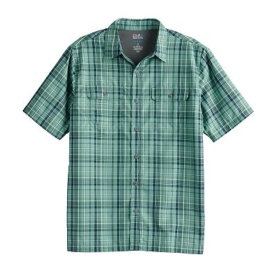 Men's Croft & Barrow® Quick-Dry Patterned Button-Down Shirt