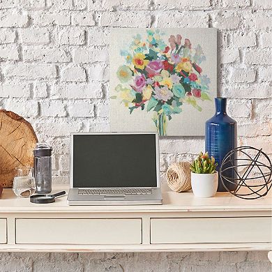 Stupell Home Decor Spring Floral Bouquet Canvas Wall Art