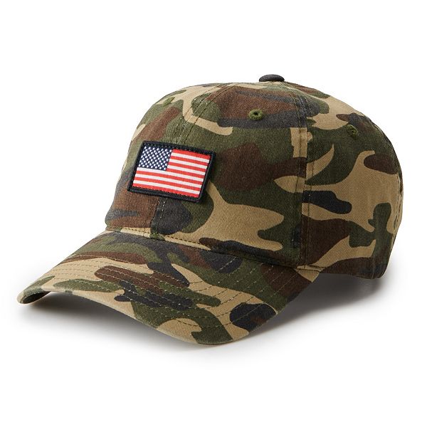 Doingshop USA American Flag Embroidered Baseball Cap Camouflage Adjustable