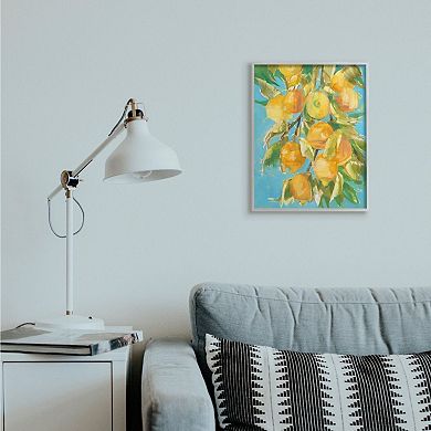 Stupell Home Decor Ripe Lemon Tree Framed Wall Art