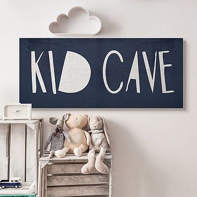 Stupell Home Decor Kid Cave Sign Canvas Wall Art