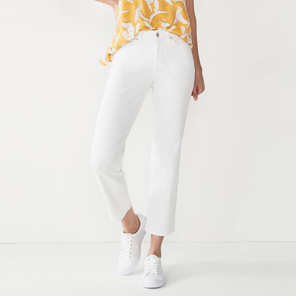 Kohls womens best sale white jeans