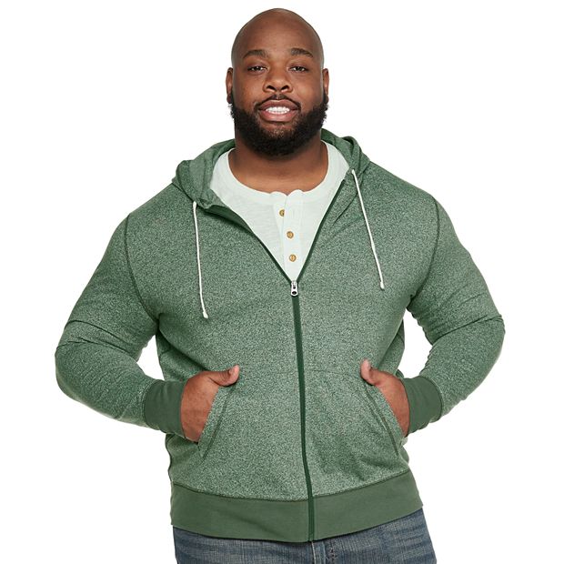 Big u0026 Tall Sonoma Goods For Life® Lightweight Full-Zip Hoodie