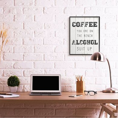 Stupell Home Decor Drinks Sports Reference Framed Wall Art