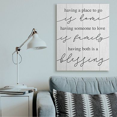 Stupell Home Decor Finding Home and Family Canvas Wall Art