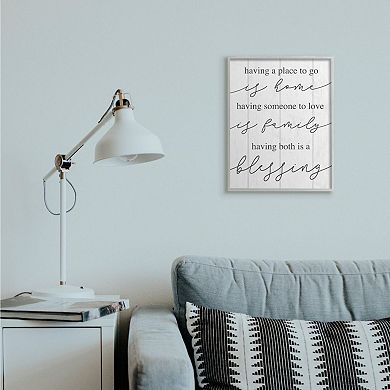 Stupell Home Decor Finding Home and Family Framed Wall Art