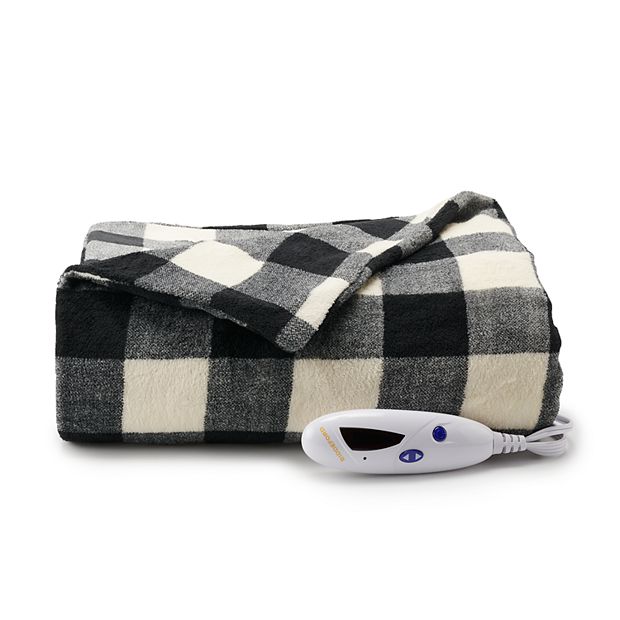 Biddeford Electric Heated Microplush Throw Blanket