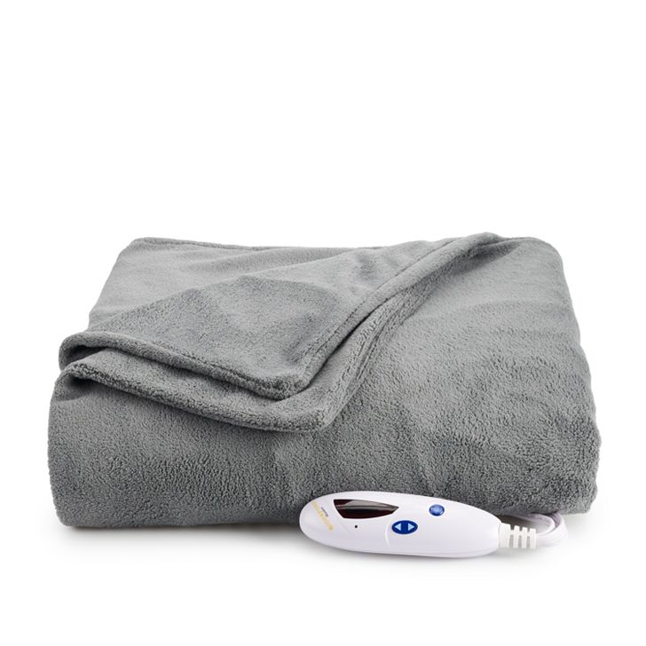 Biddeford Electric Heated Microplush Throw Blanket