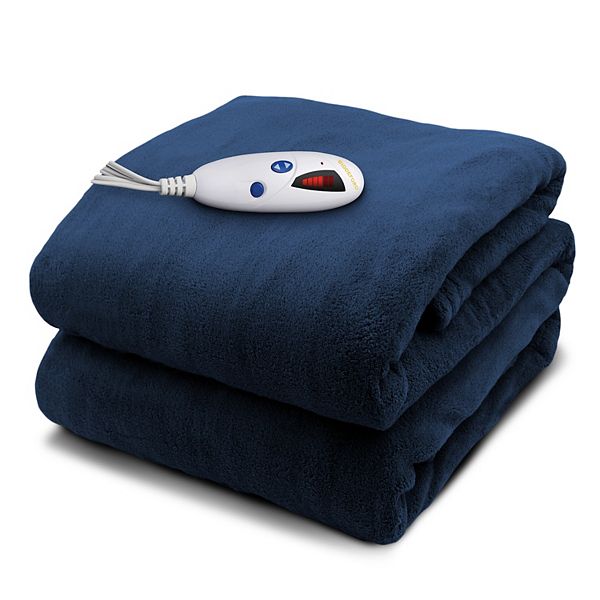 Biddeford Electric Heated Microplush Throw Blanket