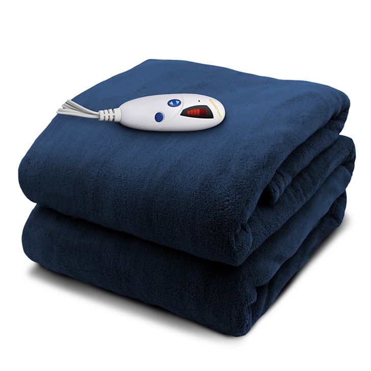 Biddeford Electric Heated Microplush Throw Blanket