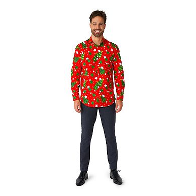 Men's Suitmeister Christmas Trees Shirt