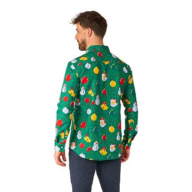 Men's Suitmeister Christmas Trees Shirt