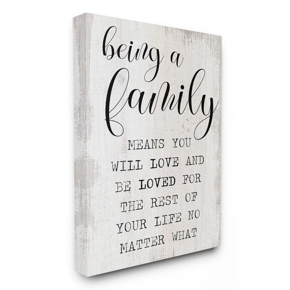 Stupell Home Decor Family is Being Loved Canvas Wall Art